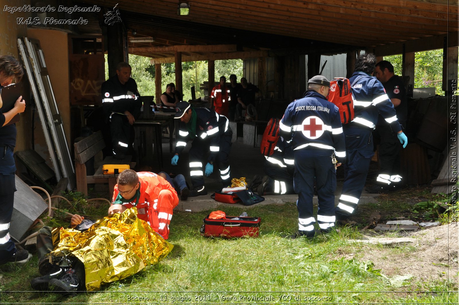 Baceno - 11 giugno 2011 - Gara Provinciale VCO di soccorso -  Croce Rossa Italiana - Ispettorato Regionale Volontari del Soccorso Piemonte