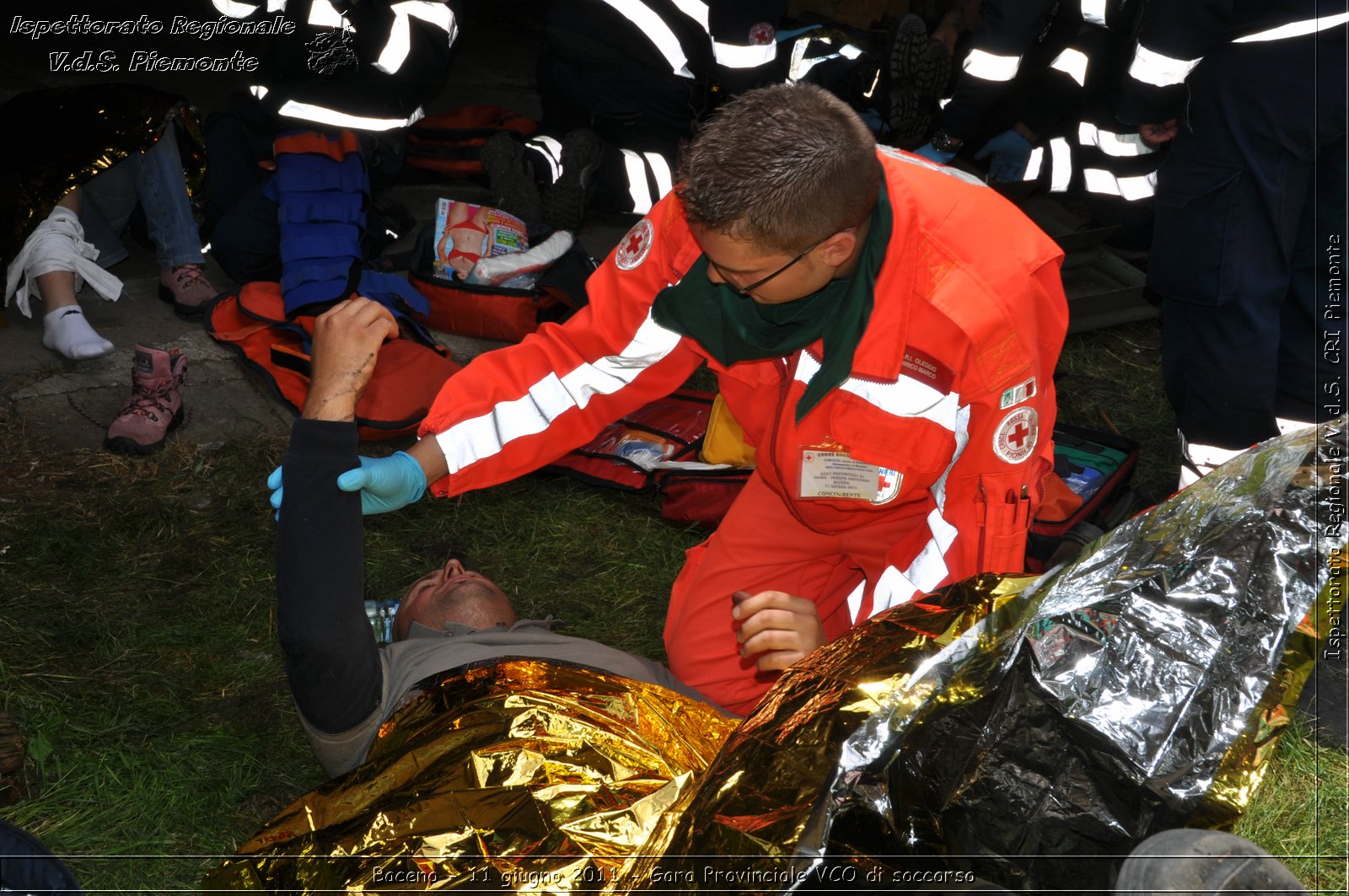 Baceno - 11 giugno 2011 - Gara Provinciale VCO di soccorso -  Croce Rossa Italiana - Ispettorato Regionale Volontari del Soccorso Piemonte