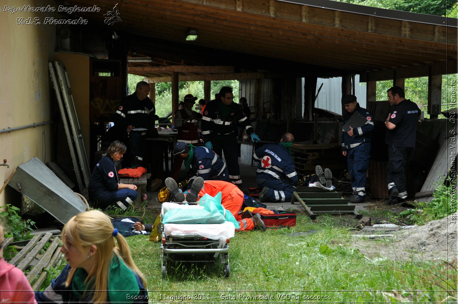 Baceno - 11 giugno 2011 - Gara Provinciale VCO di soccorso -  Croce Rossa Italiana - Ispettorato Regionale Volontari del Soccorso Piemonte