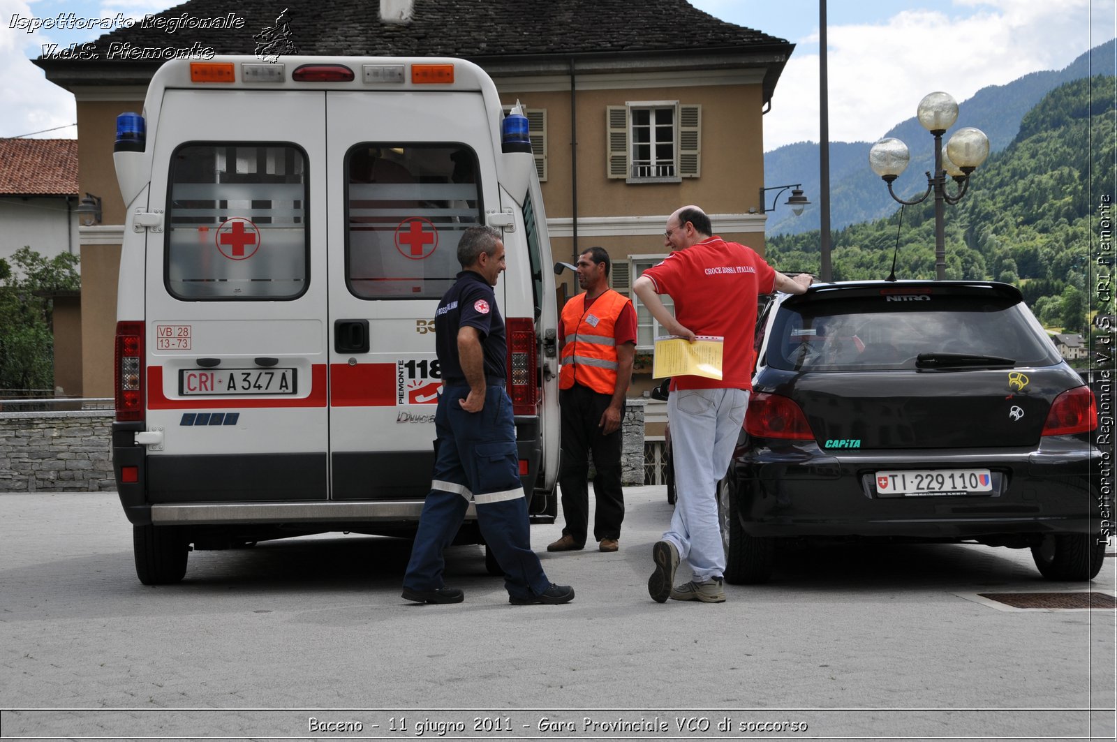 Baceno - 11 giugno 2011 - Gara Provinciale VCO di soccorso -  Croce Rossa Italiana - Ispettorato Regionale Volontari del Soccorso Piemonte