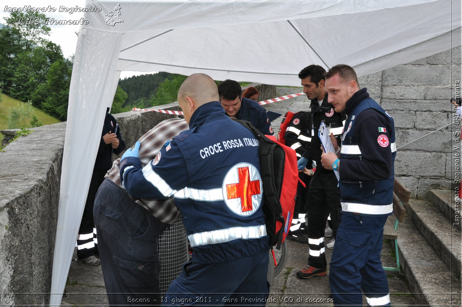 Baceno - 11 giugno 2011 - Gara Provinciale VCO di soccorso -  Croce Rossa Italiana - Ispettorato Regionale Volontari del Soccorso Piemonte