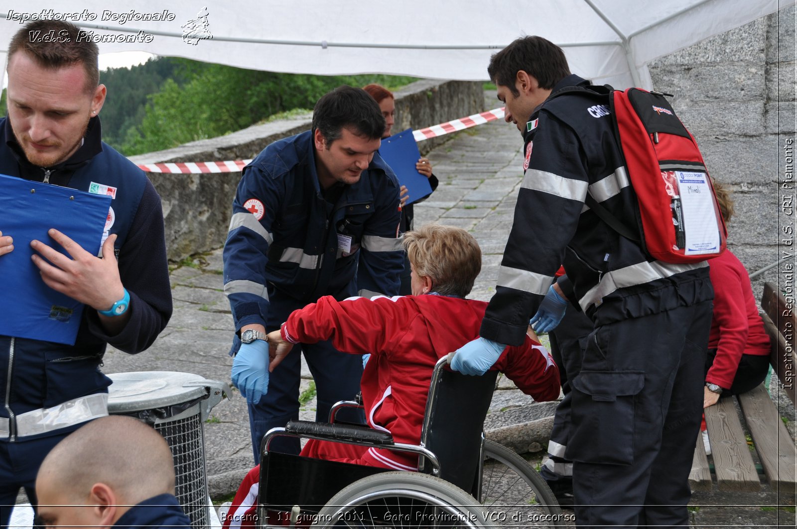 Baceno - 11 giugno 2011 - Gara Provinciale VCO di soccorso -  Croce Rossa Italiana - Ispettorato Regionale Volontari del Soccorso Piemonte