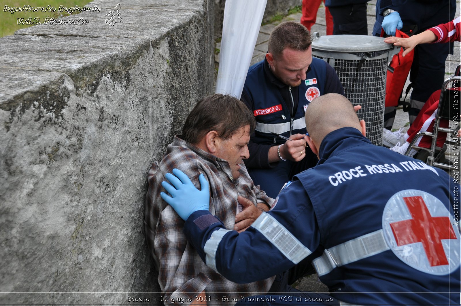 Baceno - 11 giugno 2011 - Gara Provinciale VCO di soccorso -  Croce Rossa Italiana - Ispettorato Regionale Volontari del Soccorso Piemonte