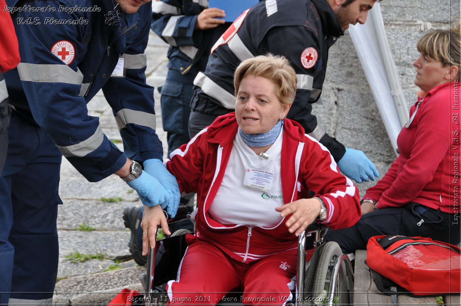 Baceno - 11 giugno 2011 - Gara Provinciale VCO di soccorso -  Croce Rossa Italiana - Ispettorato Regionale Volontari del Soccorso Piemonte