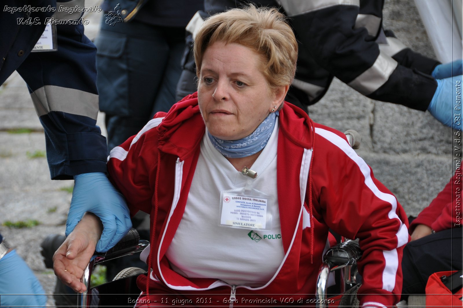 Baceno - 11 giugno 2011 - Gara Provinciale VCO di soccorso -  Croce Rossa Italiana - Ispettorato Regionale Volontari del Soccorso Piemonte