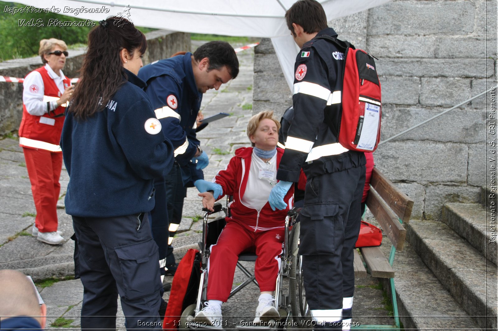 Baceno - 11 giugno 2011 - Gara Provinciale VCO di soccorso -  Croce Rossa Italiana - Ispettorato Regionale Volontari del Soccorso Piemonte