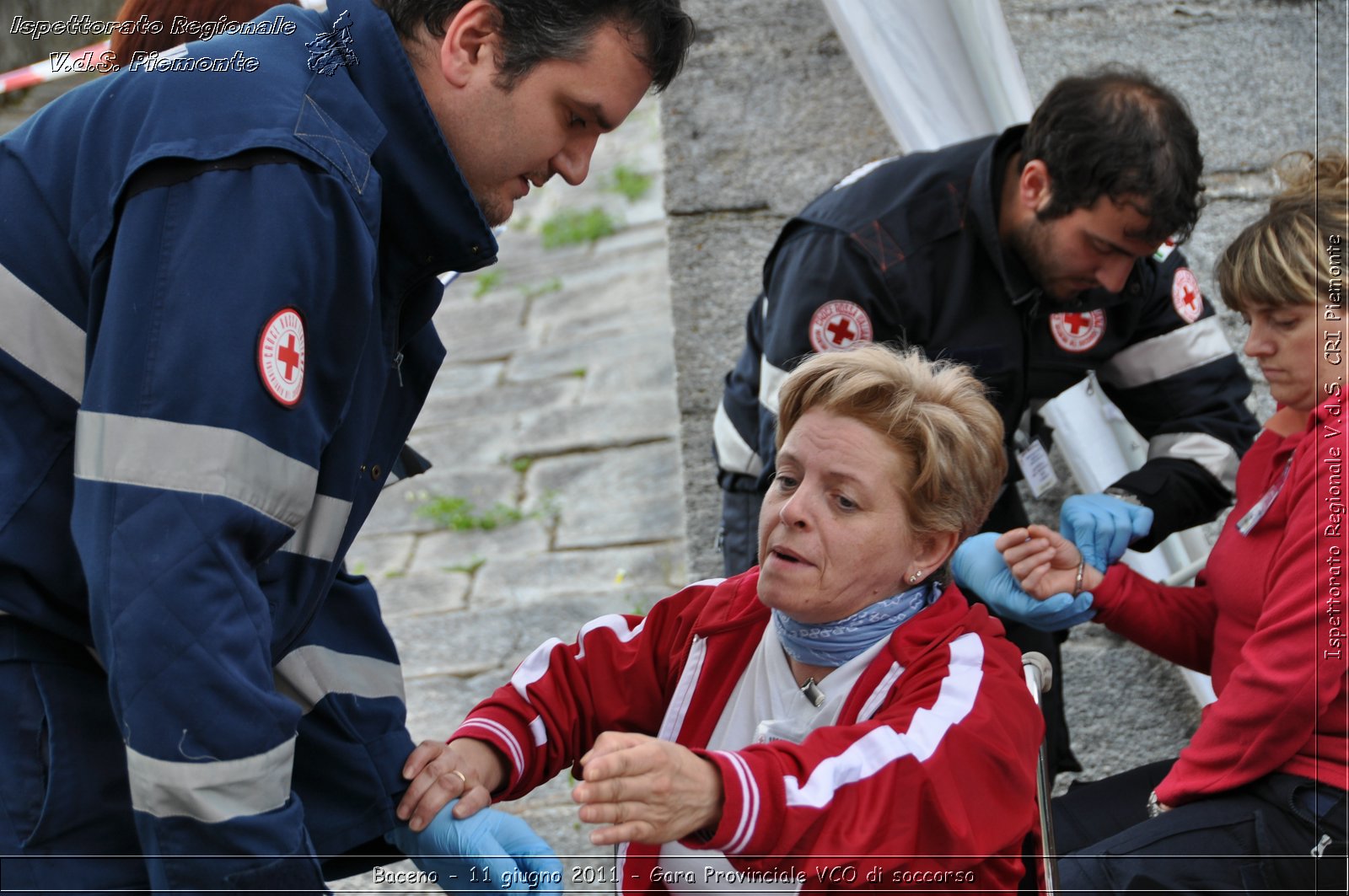 Baceno - 11 giugno 2011 - Gara Provinciale VCO di soccorso -  Croce Rossa Italiana - Ispettorato Regionale Volontari del Soccorso Piemonte