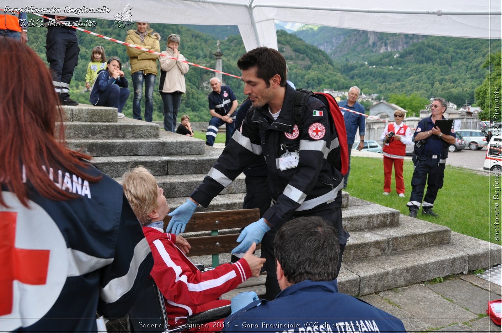 Baceno - 11 giugno 2011 - Gara Provinciale VCO di soccorso -  Croce Rossa Italiana - Ispettorato Regionale Volontari del Soccorso Piemonte