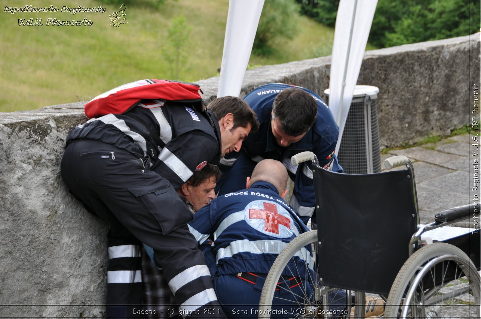 Baceno - 11 giugno 2011 - Gara Provinciale VCO di soccorso -  Croce Rossa Italiana - Ispettorato Regionale Volontari del Soccorso Piemonte