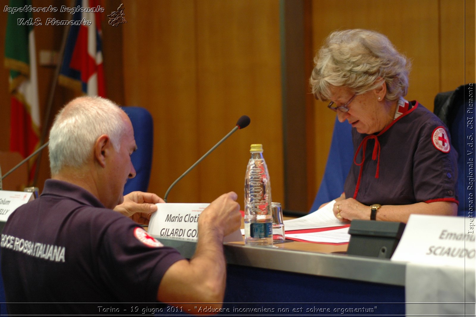 Torino - 19 giugno 2011 - "Adducere inconveniens non est solvere argomentum" -  Croce Rossa Italiana - Ispettorato Regionale Volontari del Soccorso Piemonte