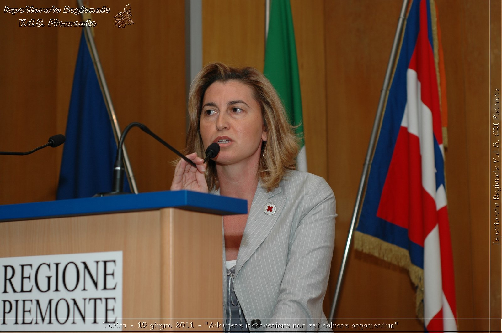 Torino - 19 giugno 2011 - "Adducere inconveniens non est solvere argomentum" -  Croce Rossa Italiana - Ispettorato Regionale Volontari del Soccorso Piemonte