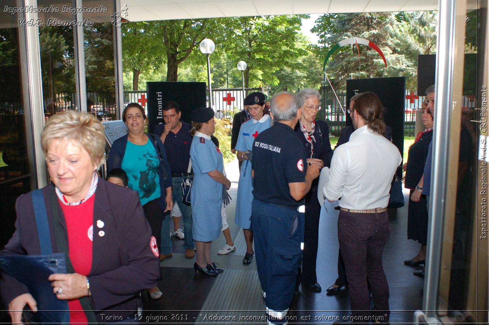 Torino - 19 giugno 2011 - "Adducere inconveniens non est solvere argomentum" -  Croce Rossa Italiana - Ispettorato Regionale Volontari del Soccorso Piemonte