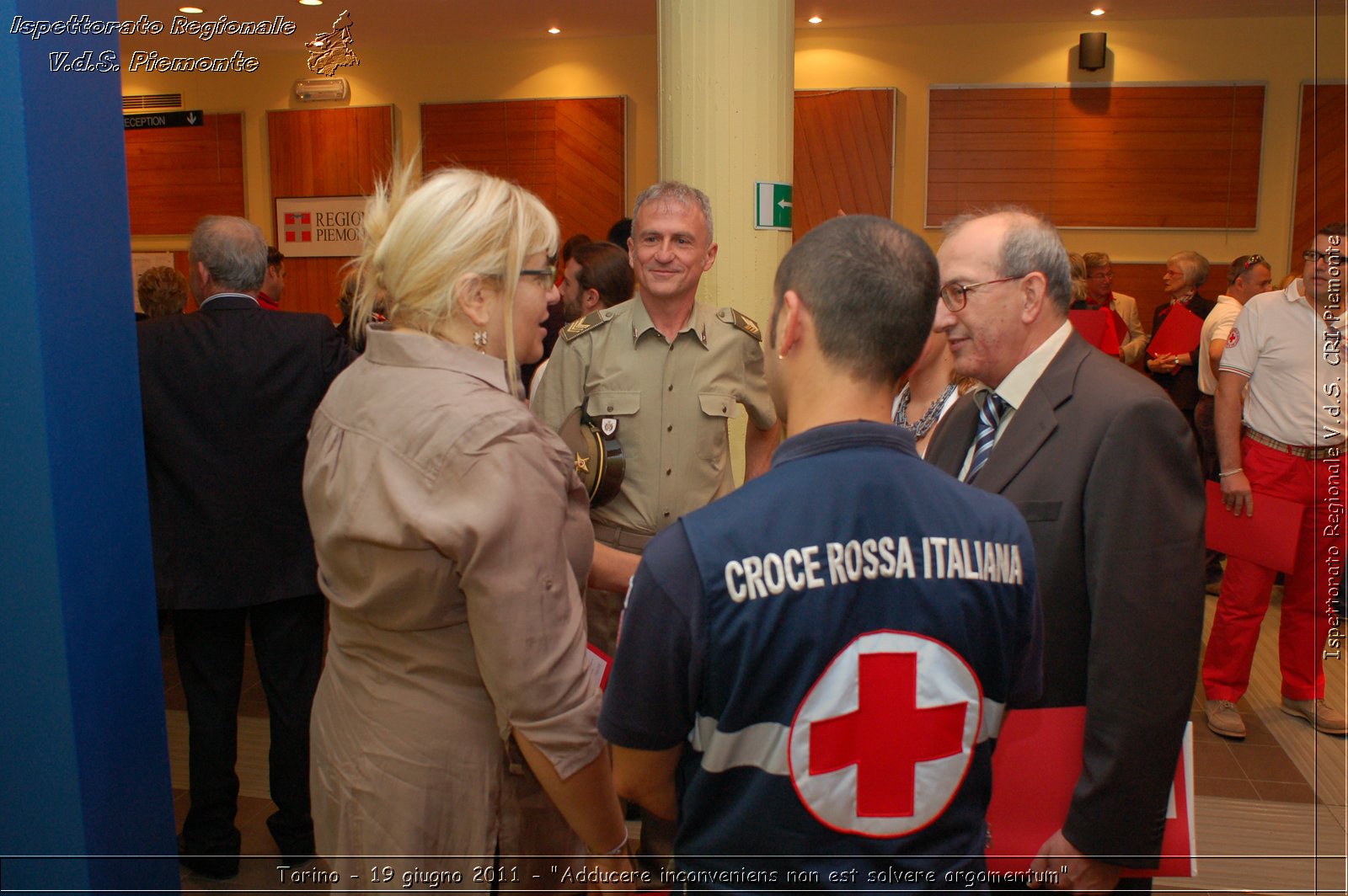 Torino - 19 giugno 2011 - "Adducere inconveniens non est solvere argomentum" -  Croce Rossa Italiana - Ispettorato Regionale Volontari del Soccorso Piemonte