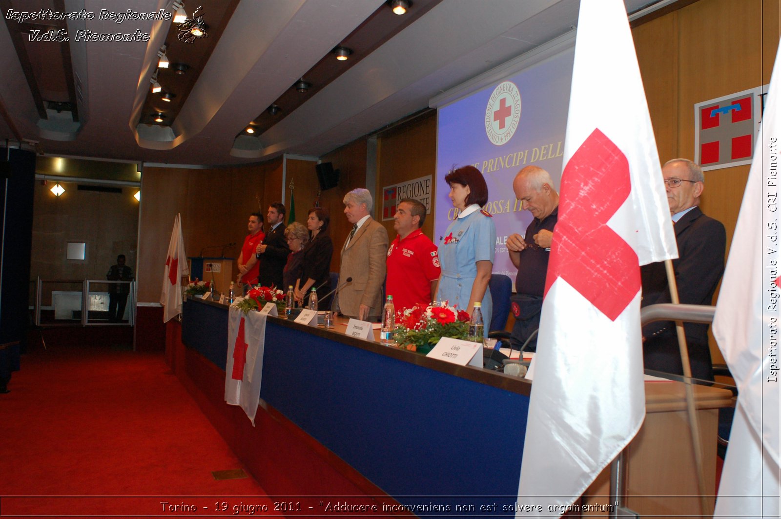 Torino - 19 giugno 2011 - "Adducere inconveniens non est solvere argomentum" -  Croce Rossa Italiana - Ispettorato Regionale Volontari del Soccorso Piemonte