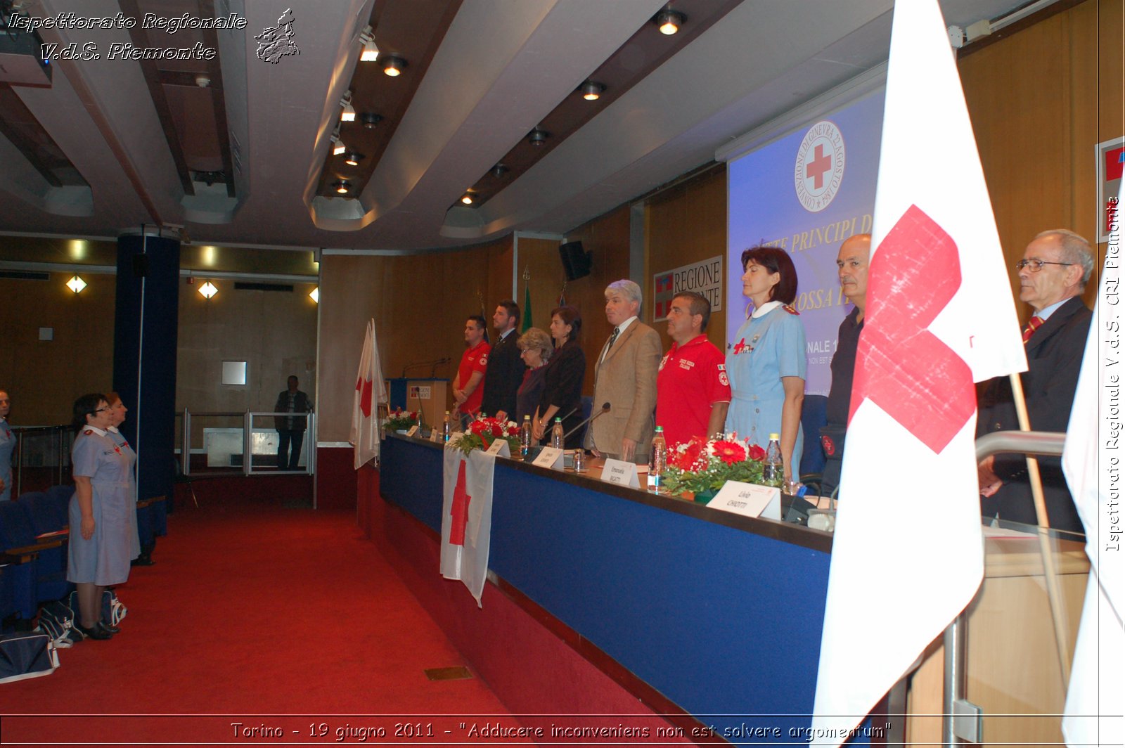 Torino - 19 giugno 2011 - "Adducere inconveniens non est solvere argomentum" -  Croce Rossa Italiana - Ispettorato Regionale Volontari del Soccorso Piemonte