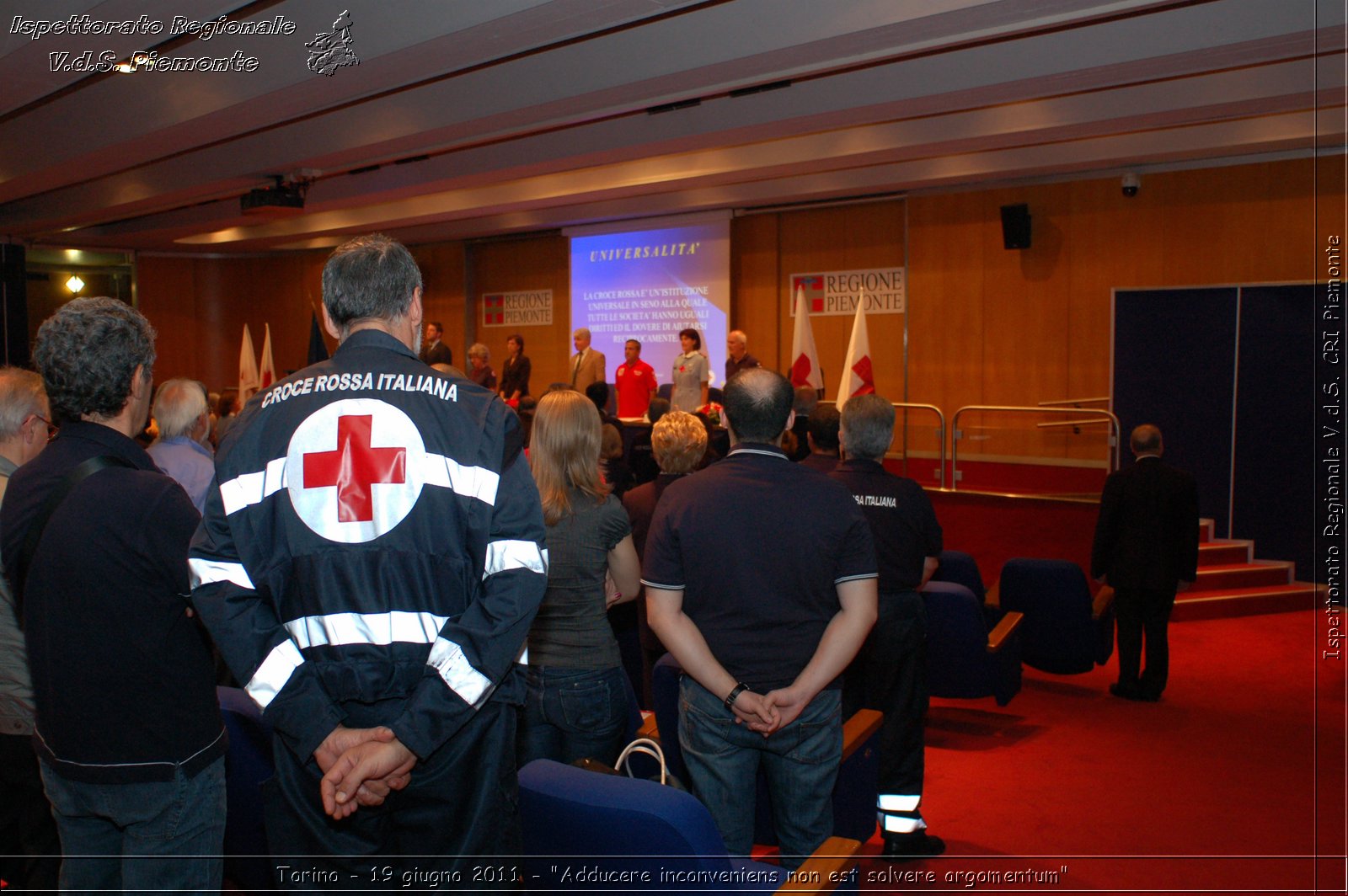 Torino - 19 giugno 2011 - "Adducere inconveniens non est solvere argomentum" -  Croce Rossa Italiana - Ispettorato Regionale Volontari del Soccorso Piemonte