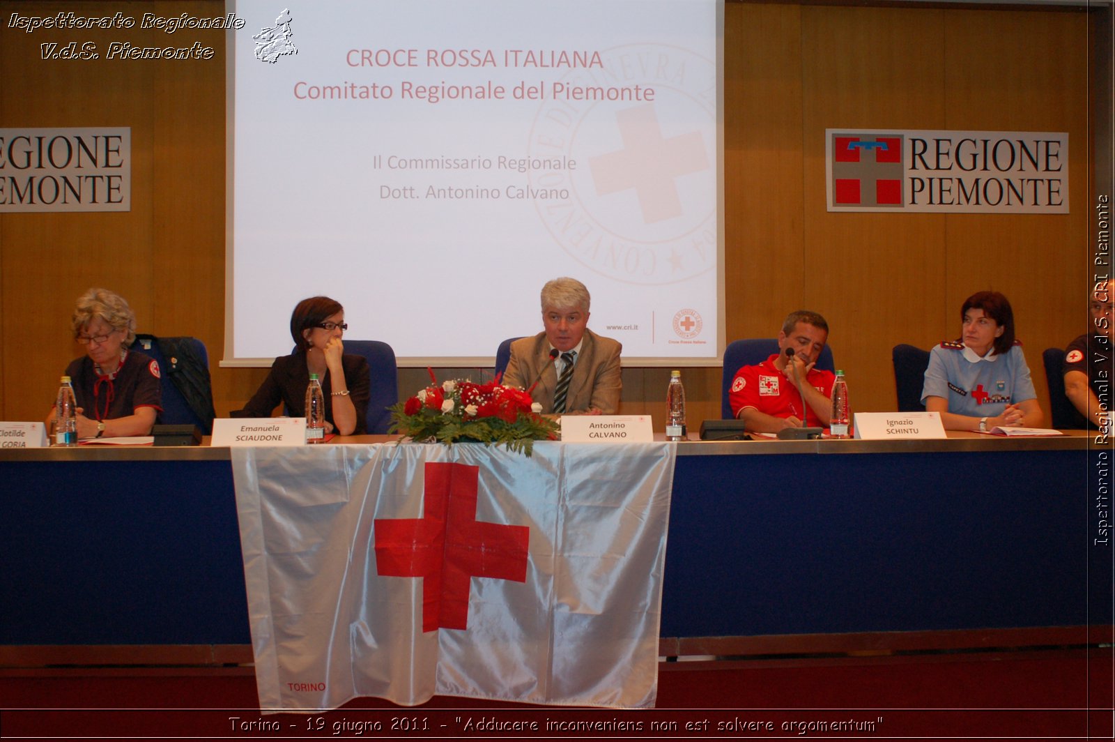 Torino - 19 giugno 2011 - "Adducere inconveniens non est solvere argomentum" -  Croce Rossa Italiana - Ispettorato Regionale Volontari del Soccorso Piemonte