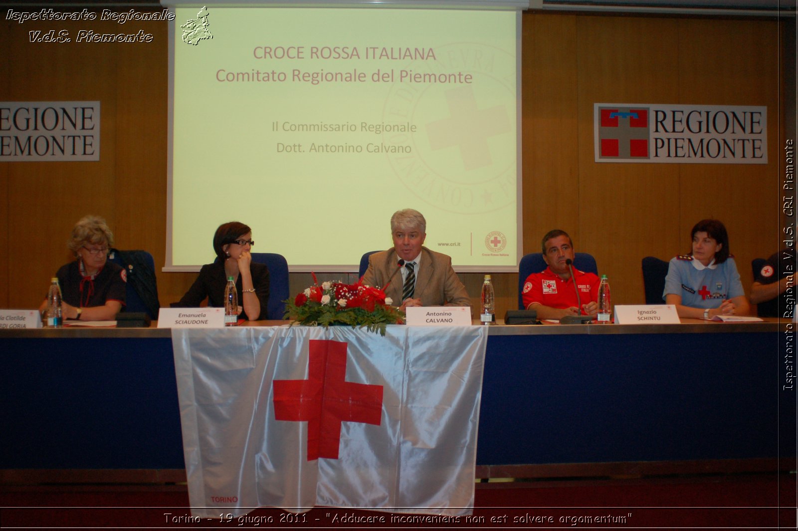 Torino - 19 giugno 2011 - "Adducere inconveniens non est solvere argomentum" -  Croce Rossa Italiana - Ispettorato Regionale Volontari del Soccorso Piemonte