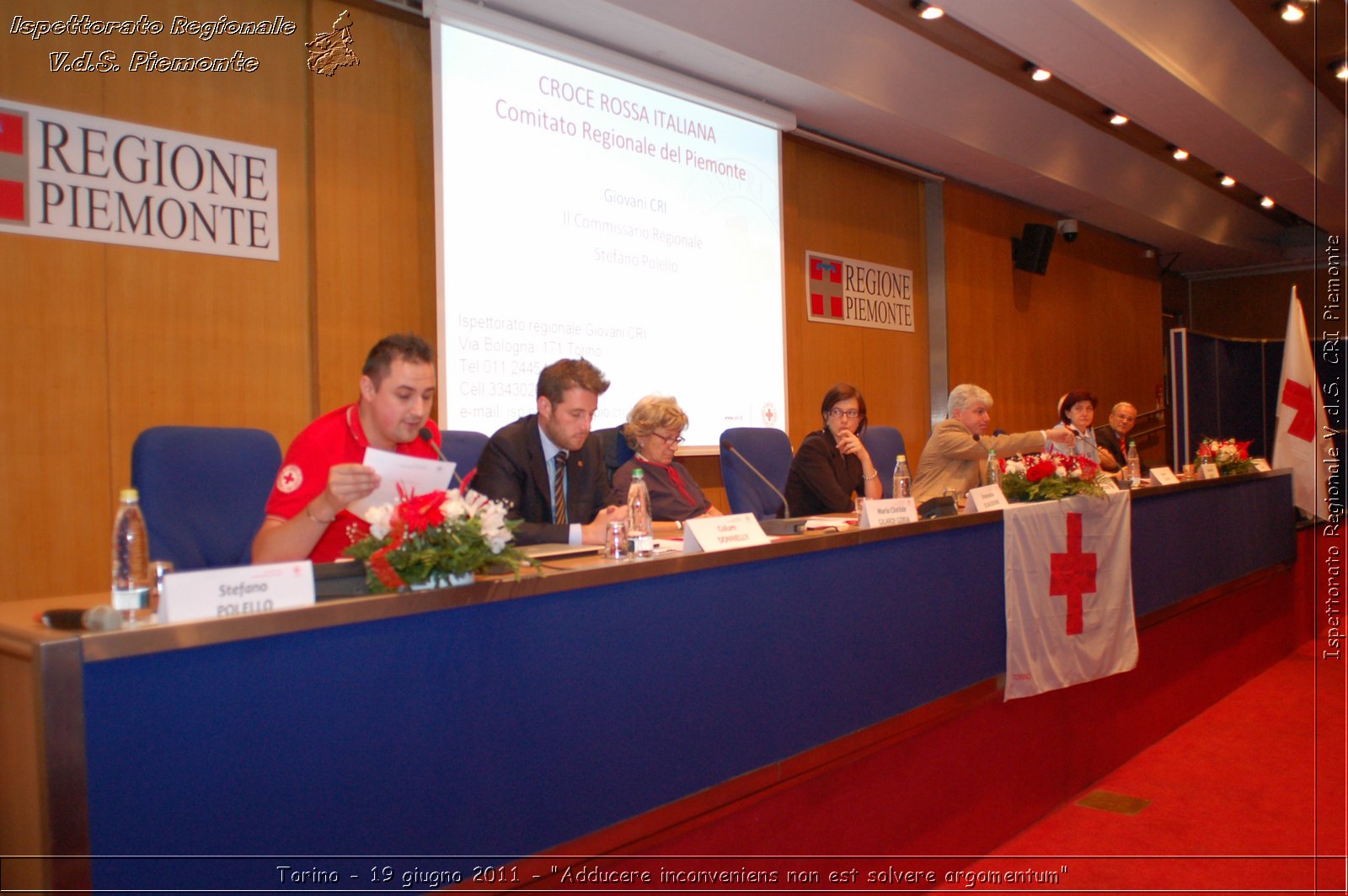 Torino - 19 giugno 2011 - "Adducere inconveniens non est solvere argomentum" -  Croce Rossa Italiana - Ispettorato Regionale Volontari del Soccorso Piemonte