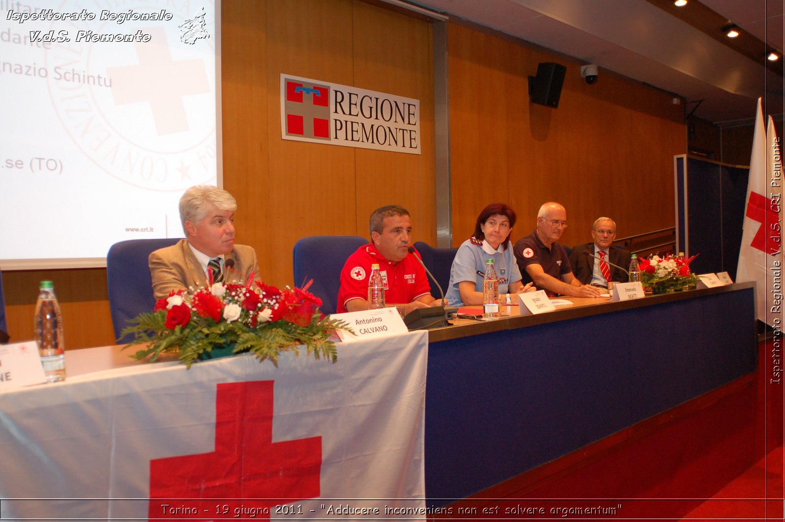 Torino - 19 giugno 2011 - "Adducere inconveniens non est solvere argomentum" -  Croce Rossa Italiana - Ispettorato Regionale Volontari del Soccorso Piemonte