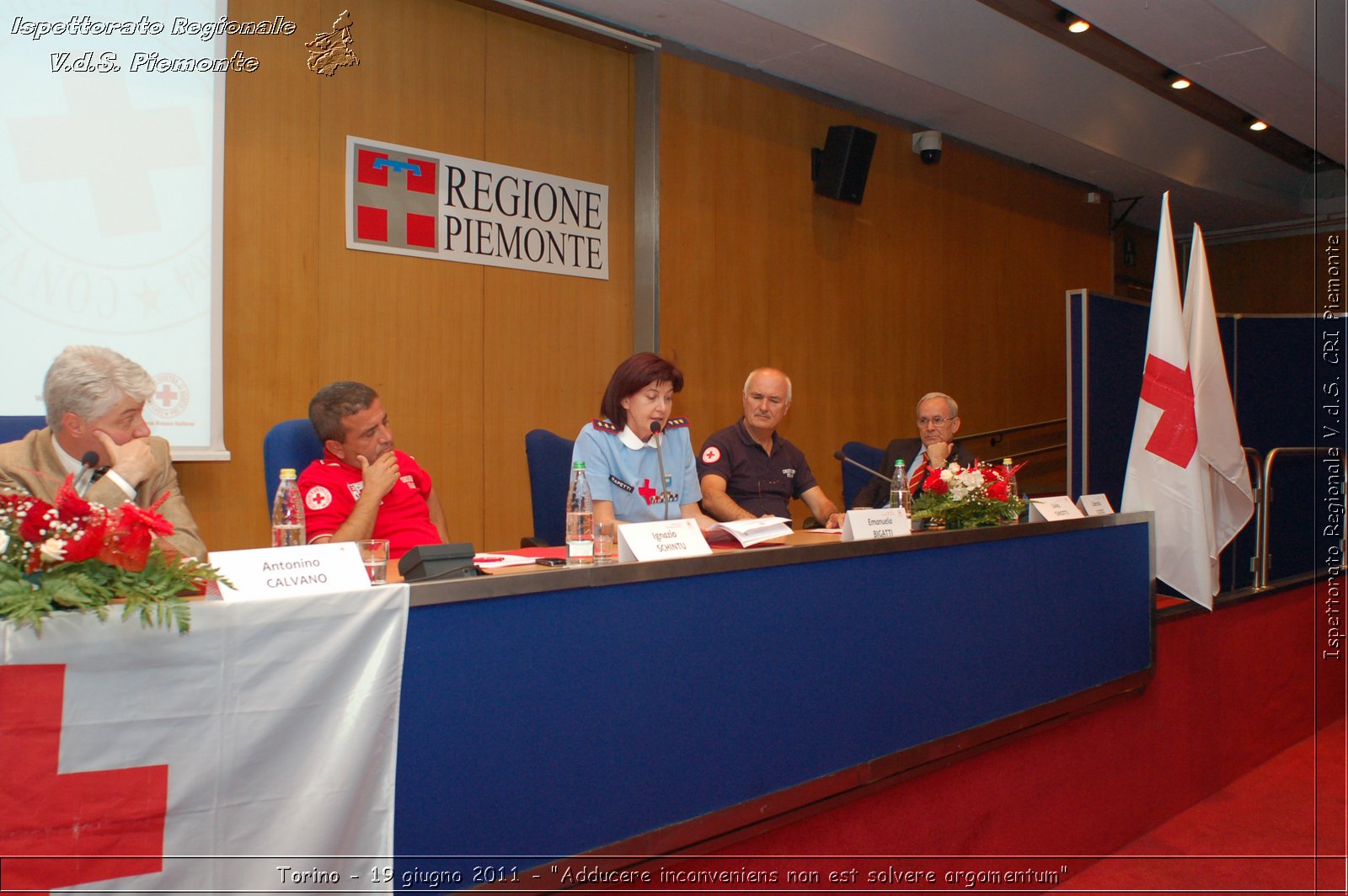 Torino - 19 giugno 2011 - "Adducere inconveniens non est solvere argomentum" -  Croce Rossa Italiana - Ispettorato Regionale Volontari del Soccorso Piemonte