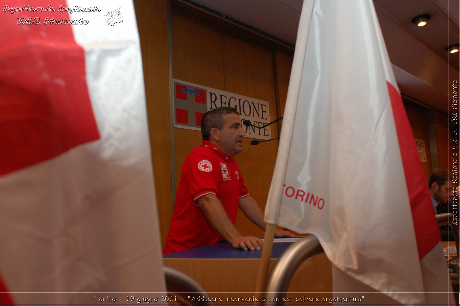 Torino - 19 giugno 2011 - "Adducere inconveniens non est solvere argomentum" -  Croce Rossa Italiana - Ispettorato Regionale Volontari del Soccorso Piemonte