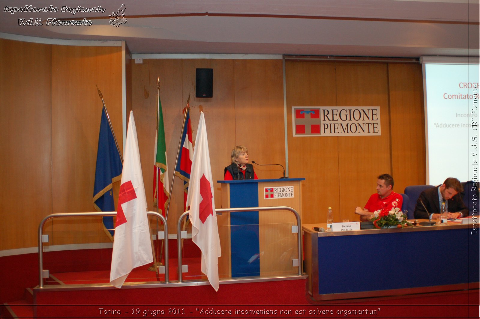 Torino - 19 giugno 2011 - "Adducere inconveniens non est solvere argomentum" -  Croce Rossa Italiana - Ispettorato Regionale Volontari del Soccorso Piemonte