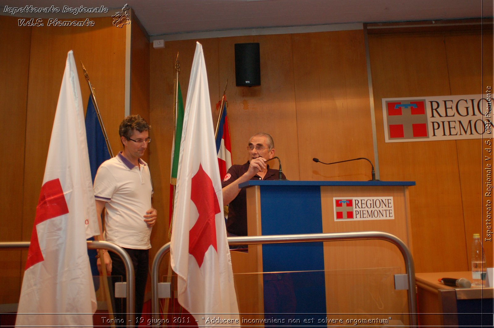 Torino - 19 giugno 2011 - "Adducere inconveniens non est solvere argomentum" -  Croce Rossa Italiana - Ispettorato Regionale Volontari del Soccorso Piemonte