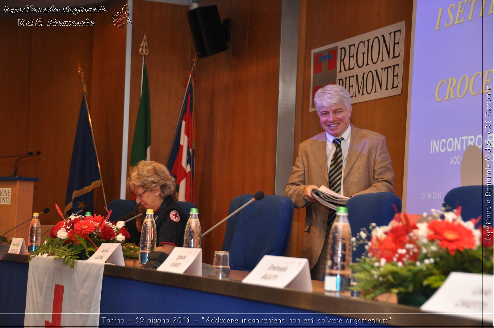 Torino - 19 giugno 2011 - "Adducere inconveniens non est solvere argomentum" -  Croce Rossa Italiana - Ispettorato Regionale Volontari del Soccorso Piemonte