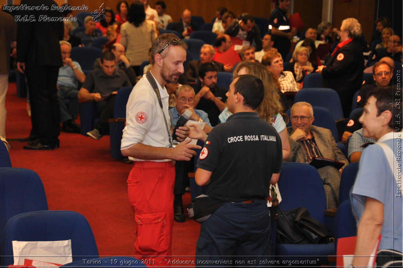 Torino - 19 giugno 2011 - "Adducere inconveniens non est solvere argomentum" -  Croce Rossa Italiana - Ispettorato Regionale Volontari del Soccorso Piemonte