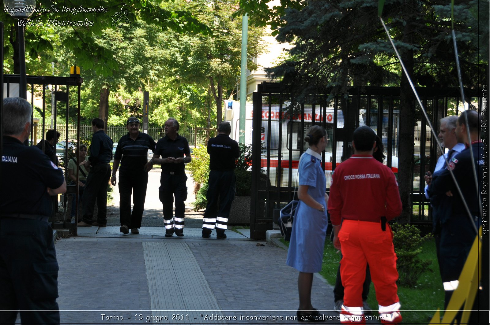 Torino - 19 giugno 2011 - "Adducere inconveniens non est solvere argomentum" -  Croce Rossa Italiana - Ispettorato Regionale Volontari del Soccorso Piemonte