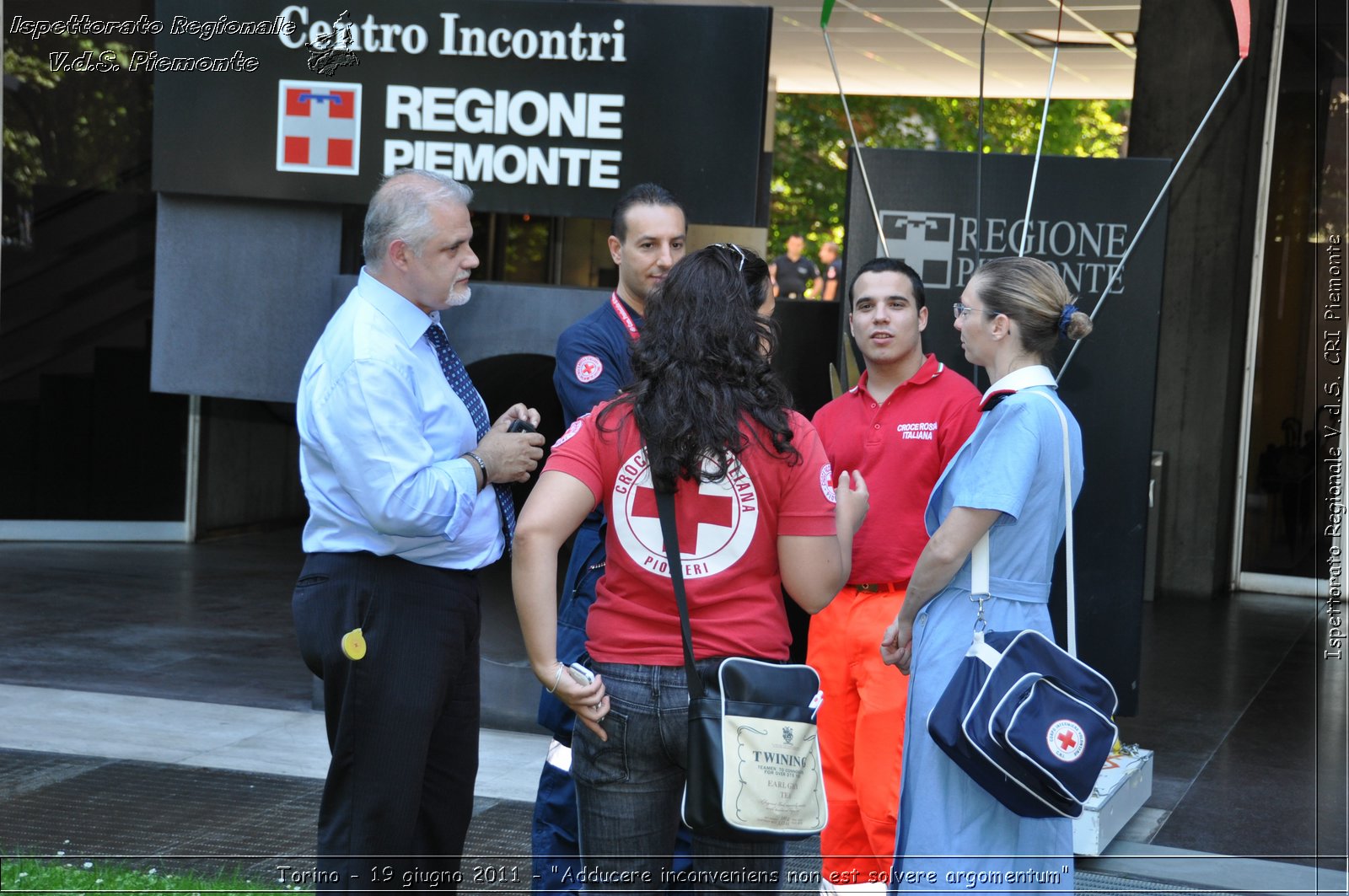 Torino - 19 giugno 2011 - "Adducere inconveniens non est solvere argomentum" -  Croce Rossa Italiana - Ispettorato Regionale Volontari del Soccorso Piemonte