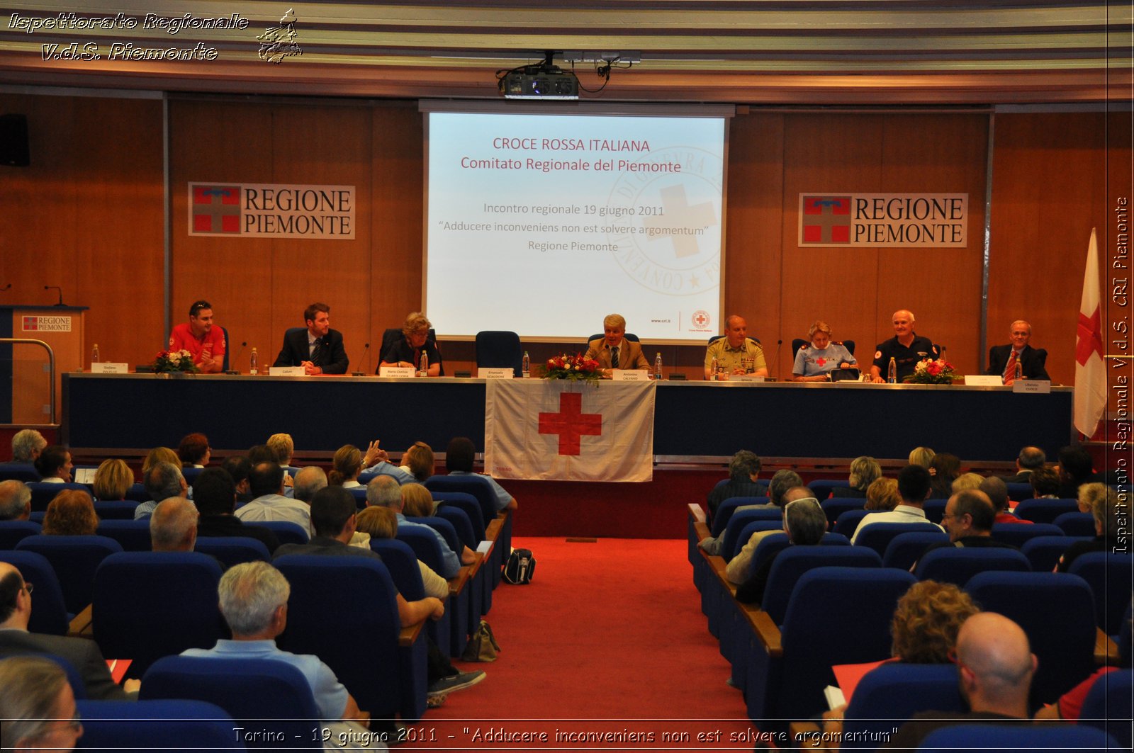 Torino - 19 giugno 2011 - "Adducere inconveniens non est solvere argomentum" -  Croce Rossa Italiana - Ispettorato Regionale Volontari del Soccorso Piemonte