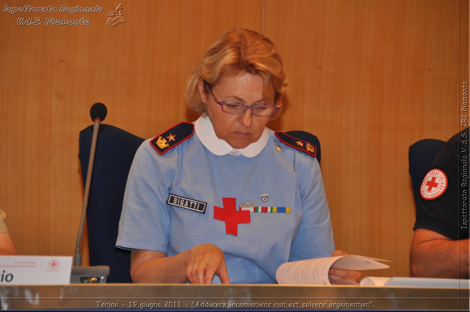 Torino - 19 giugno 2011 - "Adducere inconveniens non est solvere argomentum" -  Croce Rossa Italiana - Ispettorato Regionale Volontari del Soccorso Piemonte