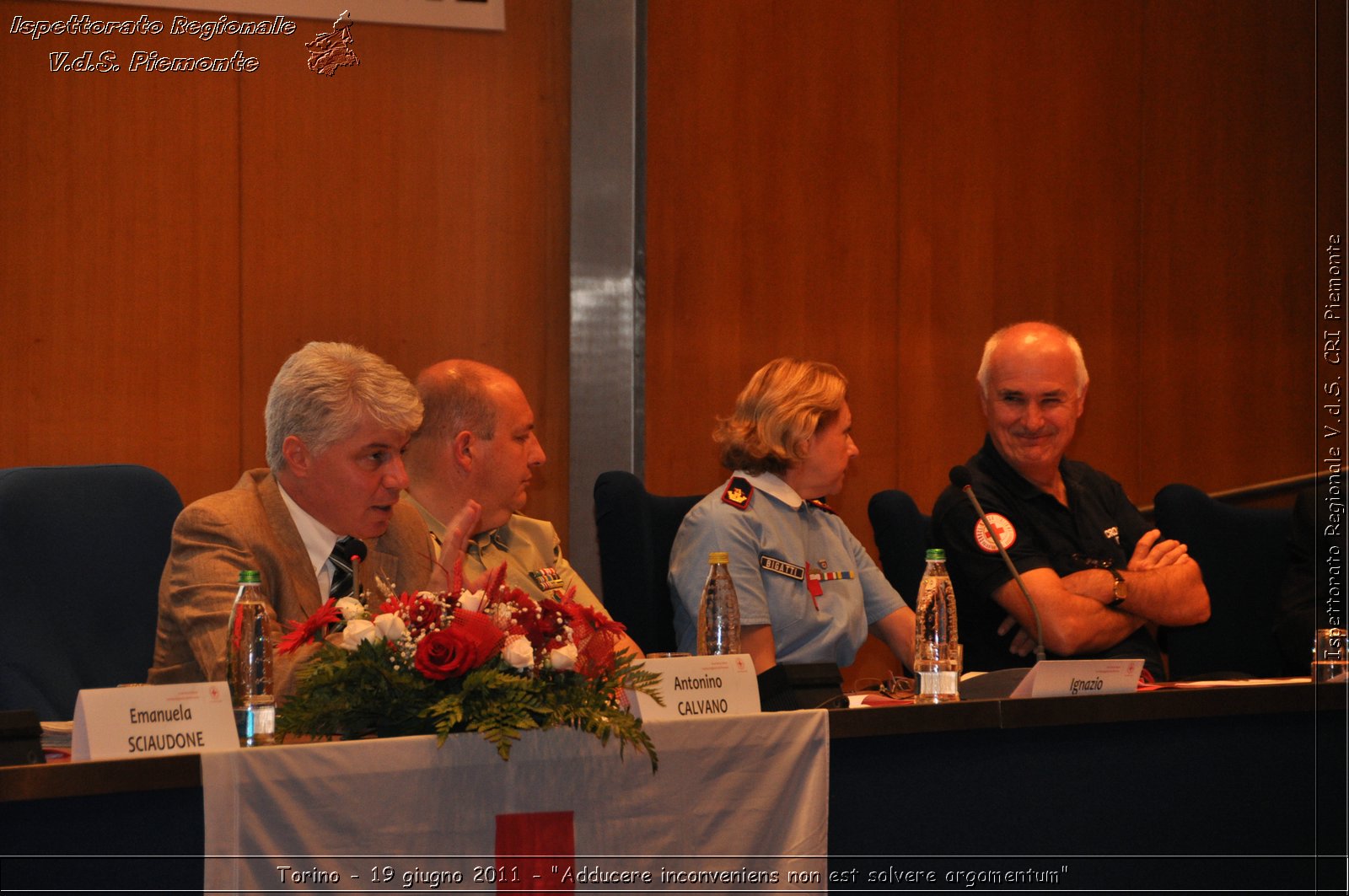 Torino - 19 giugno 2011 - "Adducere inconveniens non est solvere argomentum" -  Croce Rossa Italiana - Ispettorato Regionale Volontari del Soccorso Piemonte