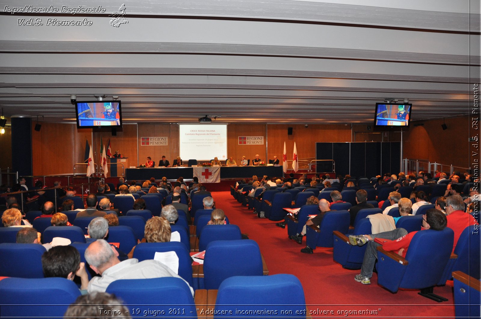 Torino - 19 giugno 2011 - "Adducere inconveniens non est solvere argomentum" -  Croce Rossa Italiana - Ispettorato Regionale Volontari del Soccorso Piemonte