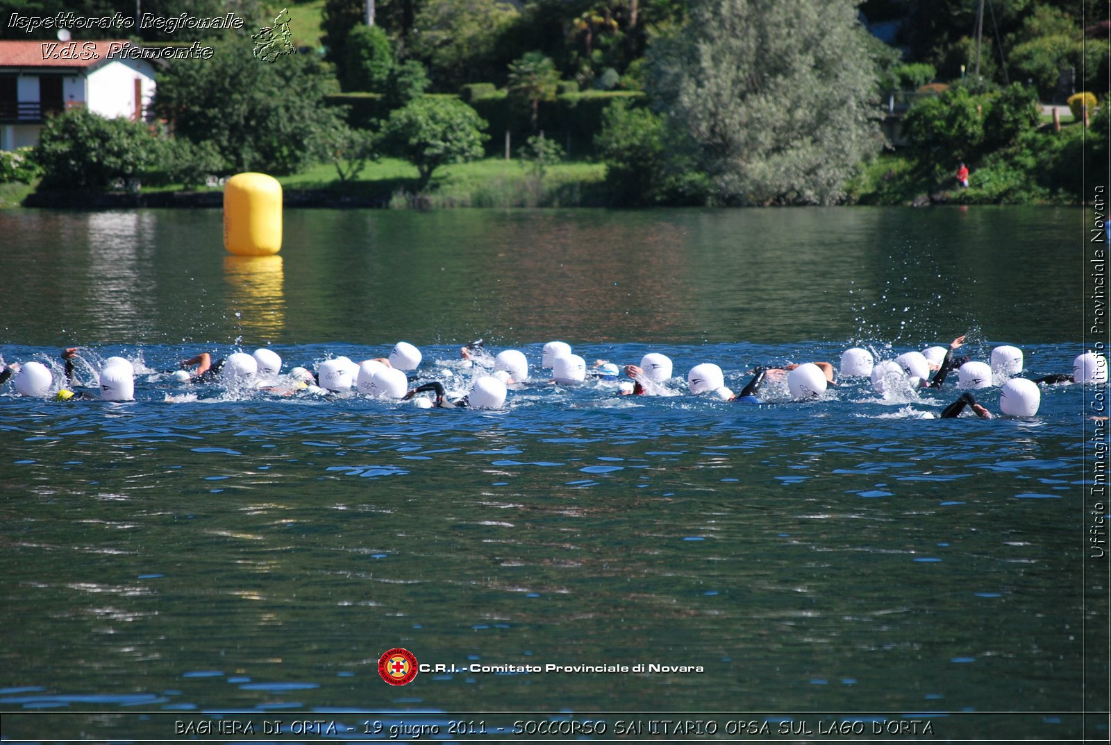 BAGNERA DI ORTA - 19 giugno 2011 - SERVIZIO DI SOCCORSO SANITARIO OPSA CRI SUL LAGO DORTA -  Croce Rossa Italiana - Ispettorato Regionale Volontari del Soccorso Piemonte