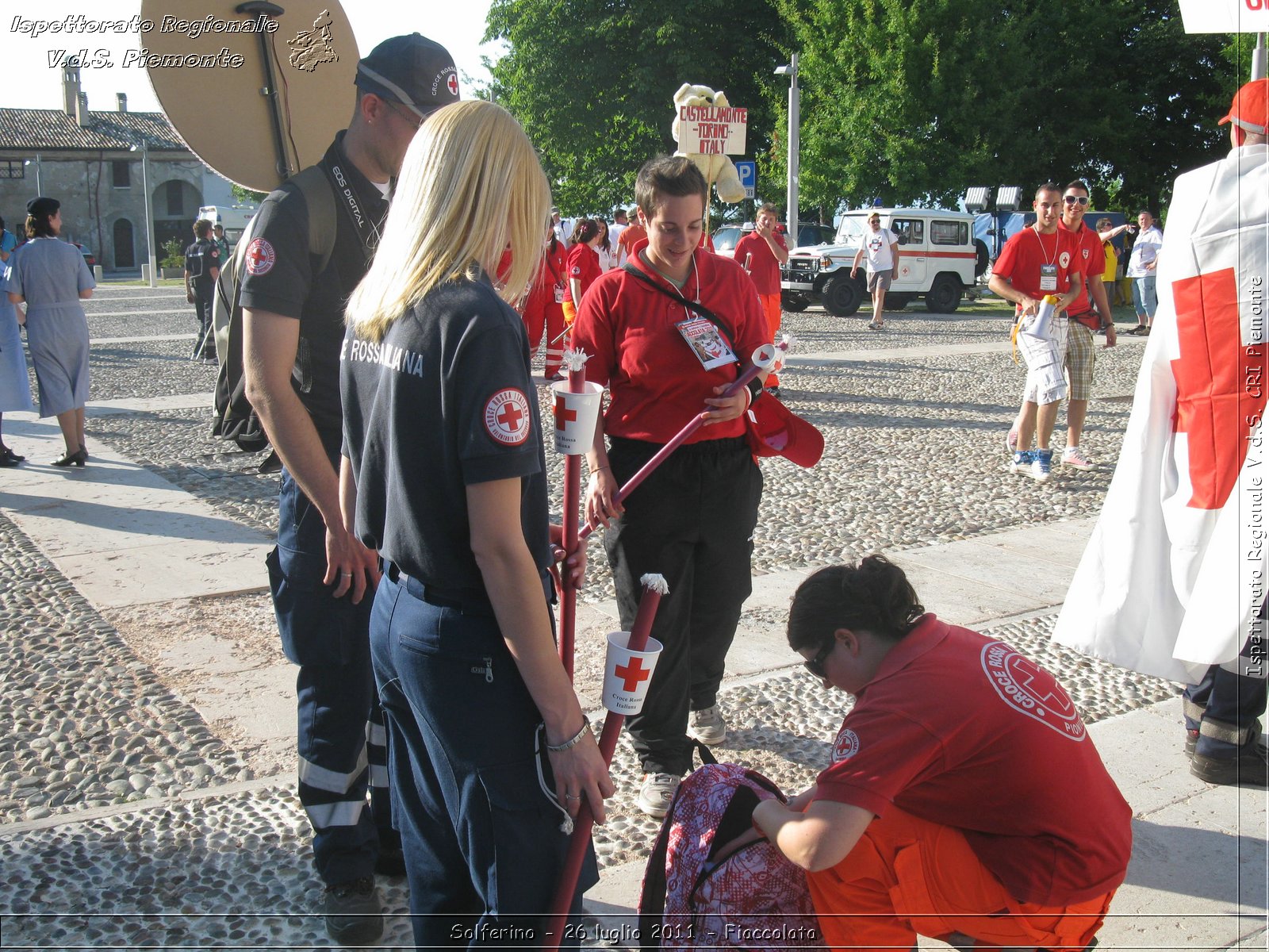 Solferino - 26 luglio 2011 - Fiaccolata -  Croce Rossa Italiana - Ispettorato Regionale Volontari del Soccorso Piemonte