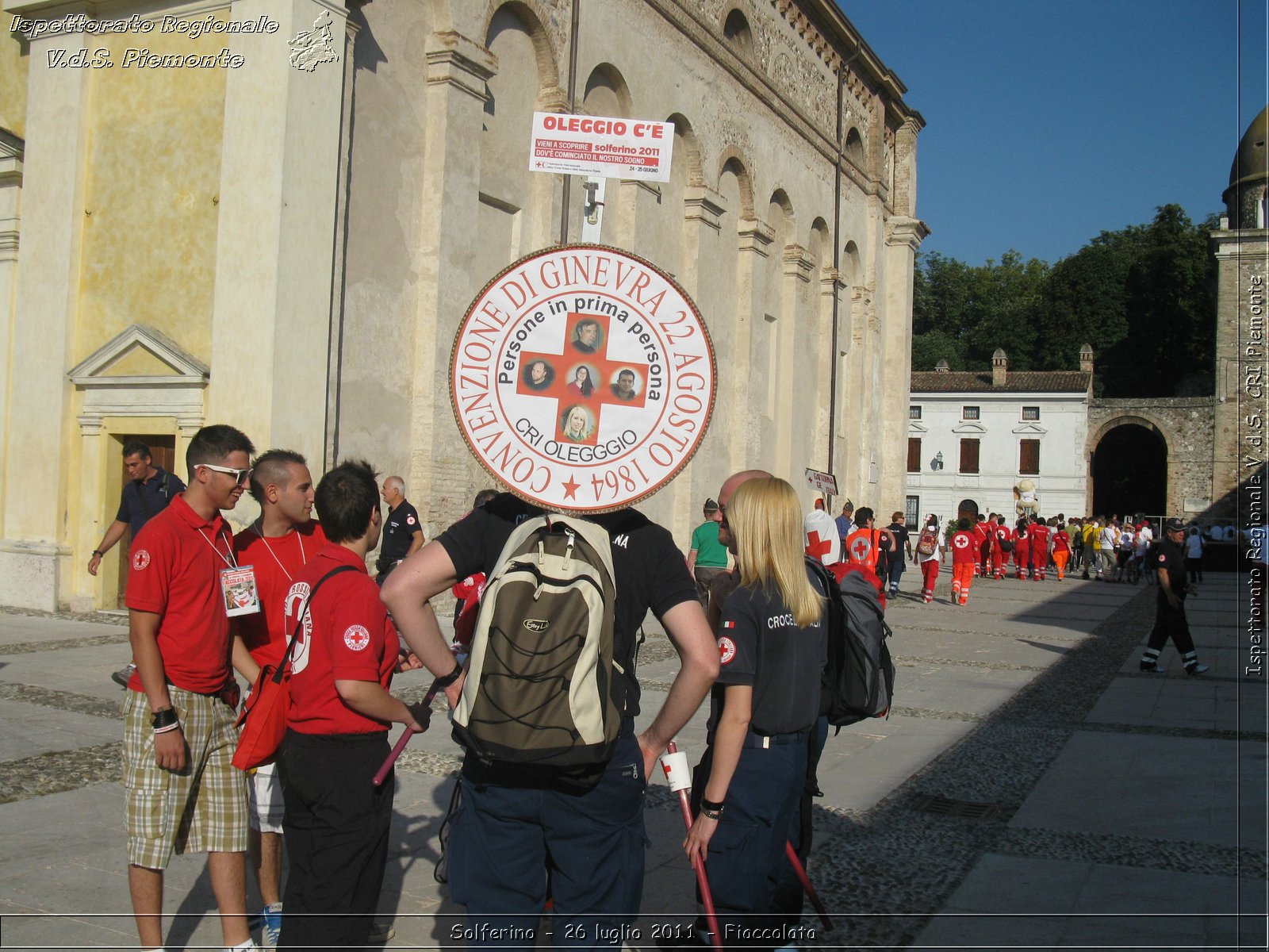 Solferino - 26 luglio 2011 - Fiaccolata -  Croce Rossa Italiana - Ispettorato Regionale Volontari del Soccorso Piemonte