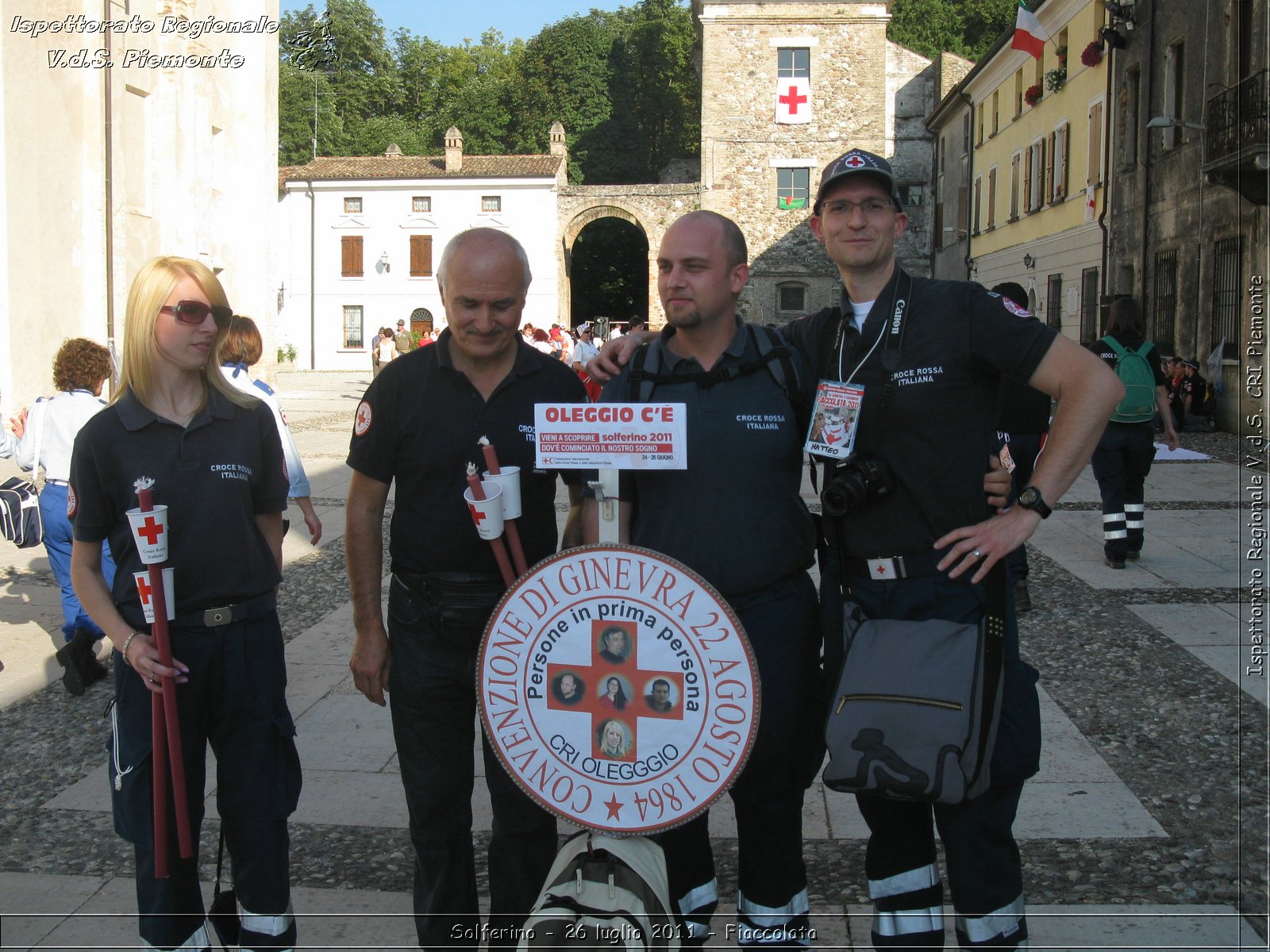 Solferino - 26 luglio 2011 - Fiaccolata -  Croce Rossa Italiana - Ispettorato Regionale Volontari del Soccorso Piemonte