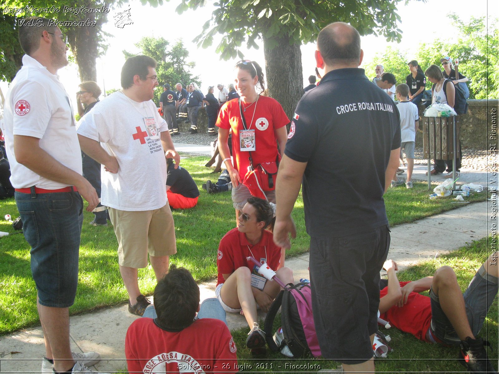 Solferino - 26 luglio 2011 - Fiaccolata -  Croce Rossa Italiana - Ispettorato Regionale Volontari del Soccorso Piemonte