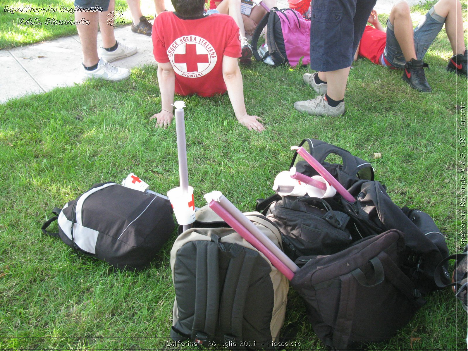 Solferino - 26 luglio 2011 - Fiaccolata -  Croce Rossa Italiana - Ispettorato Regionale Volontari del Soccorso Piemonte