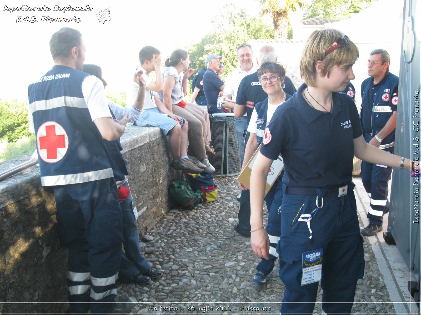 Solferino - 26 luglio 2011 - Fiaccolata -  Croce Rossa Italiana - Ispettorato Regionale Volontari del Soccorso Piemonte