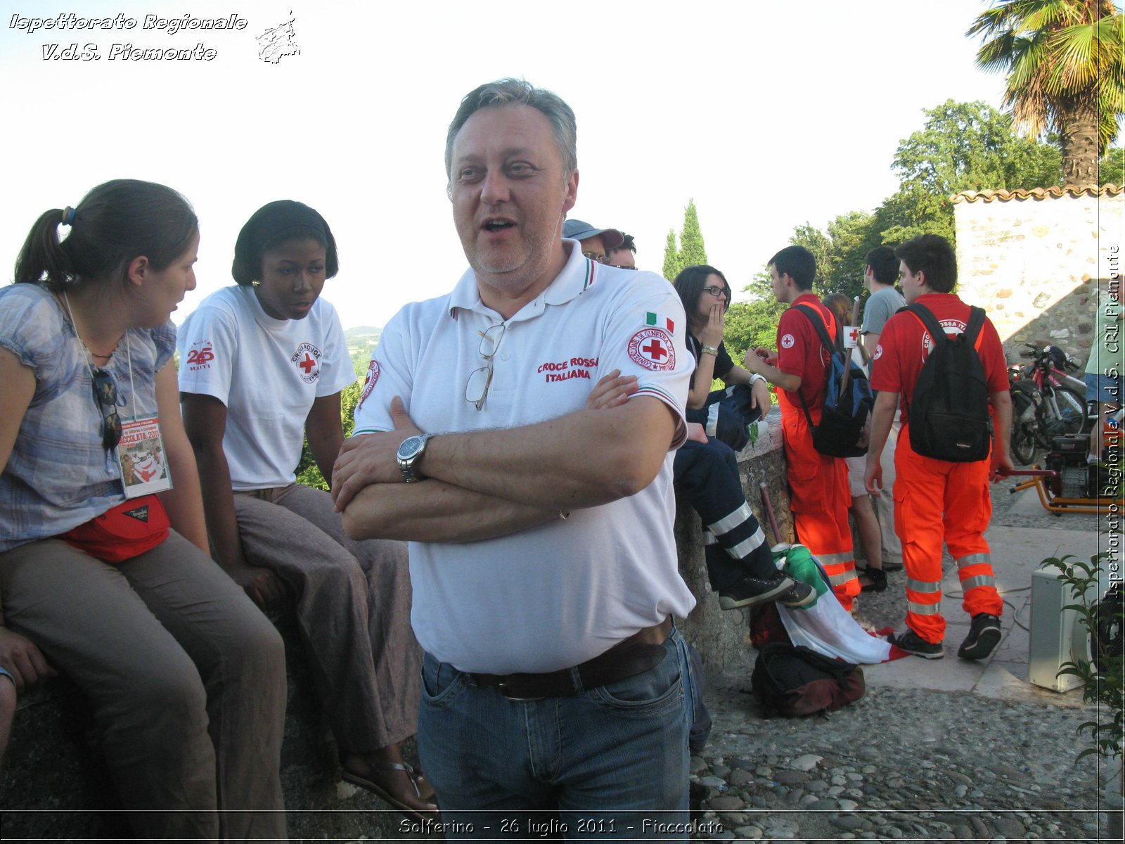 Solferino - 26 luglio 2011 - Fiaccolata -  Croce Rossa Italiana - Ispettorato Regionale Volontari del Soccorso Piemonte