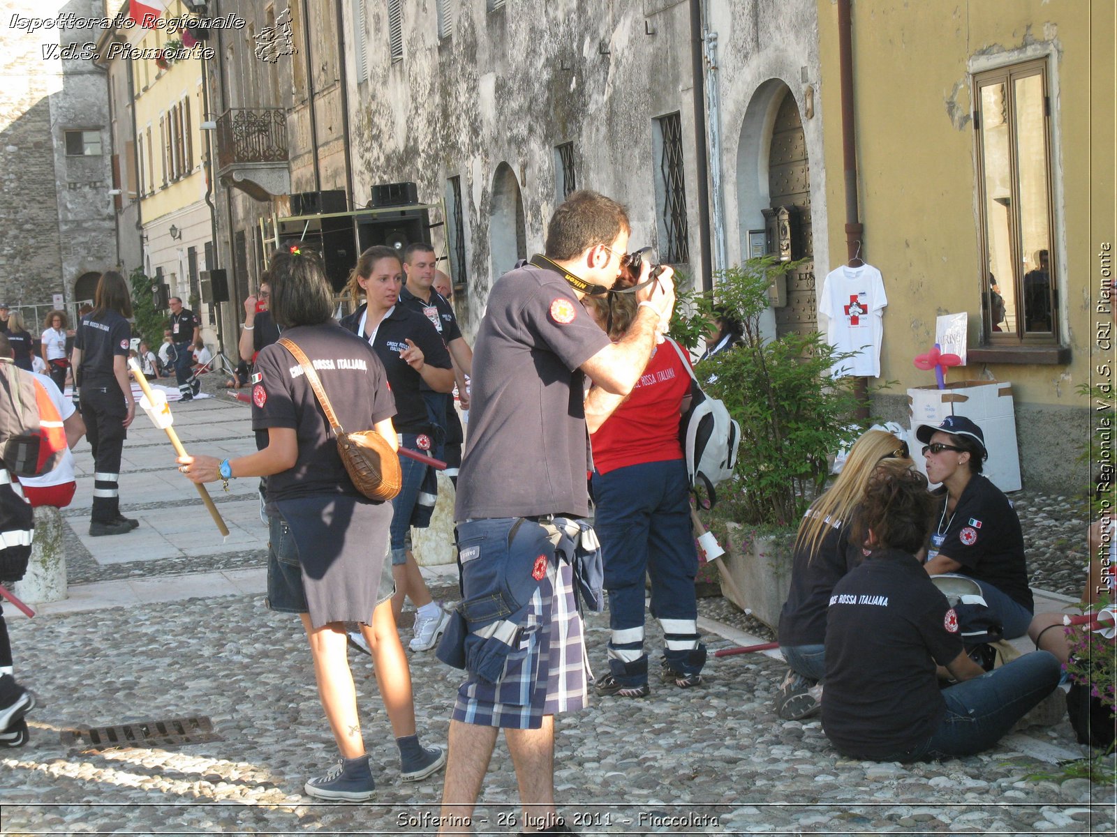Solferino - 26 luglio 2011 - Fiaccolata -  Croce Rossa Italiana - Ispettorato Regionale Volontari del Soccorso Piemonte