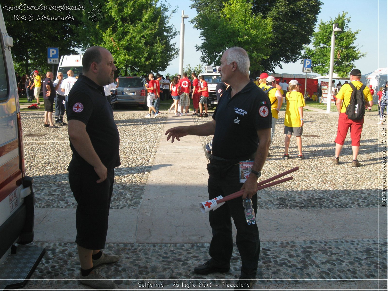 Solferino - 26 luglio 2011 - Fiaccolata -  Croce Rossa Italiana - Ispettorato Regionale Volontari del Soccorso Piemonte