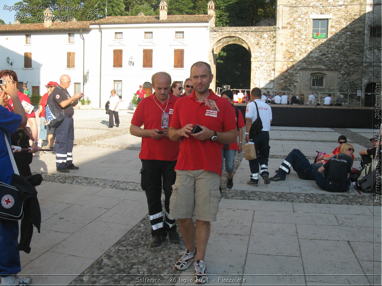 Solferino - 26 luglio 2011 - Fiaccolata -  Croce Rossa Italiana - Ispettorato Regionale Volontari del Soccorso Piemonte