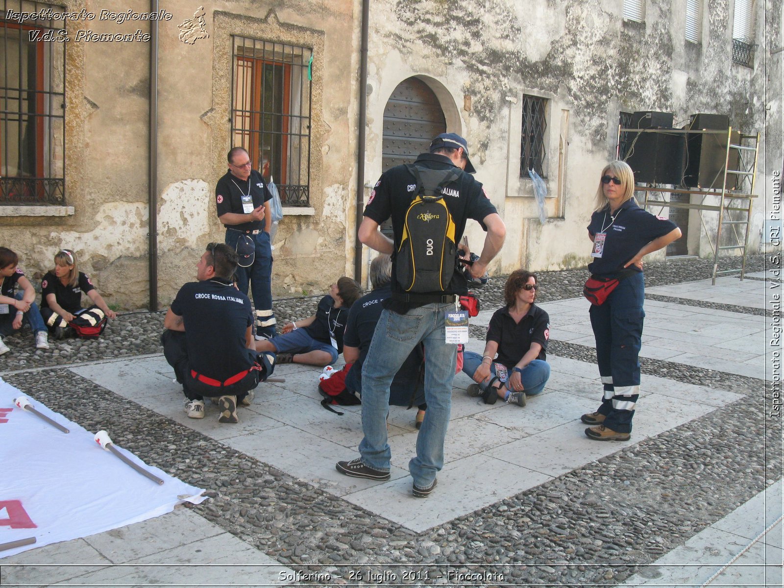 Solferino - 26 luglio 2011 - Fiaccolata -  Croce Rossa Italiana - Ispettorato Regionale Volontari del Soccorso Piemonte