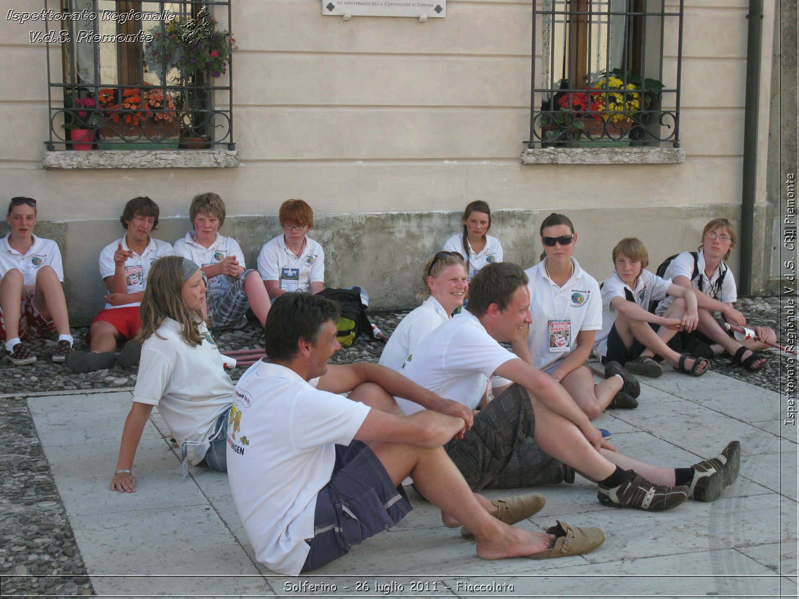 Solferino - 26 luglio 2011 - Fiaccolata -  Croce Rossa Italiana - Ispettorato Regionale Volontari del Soccorso Piemonte