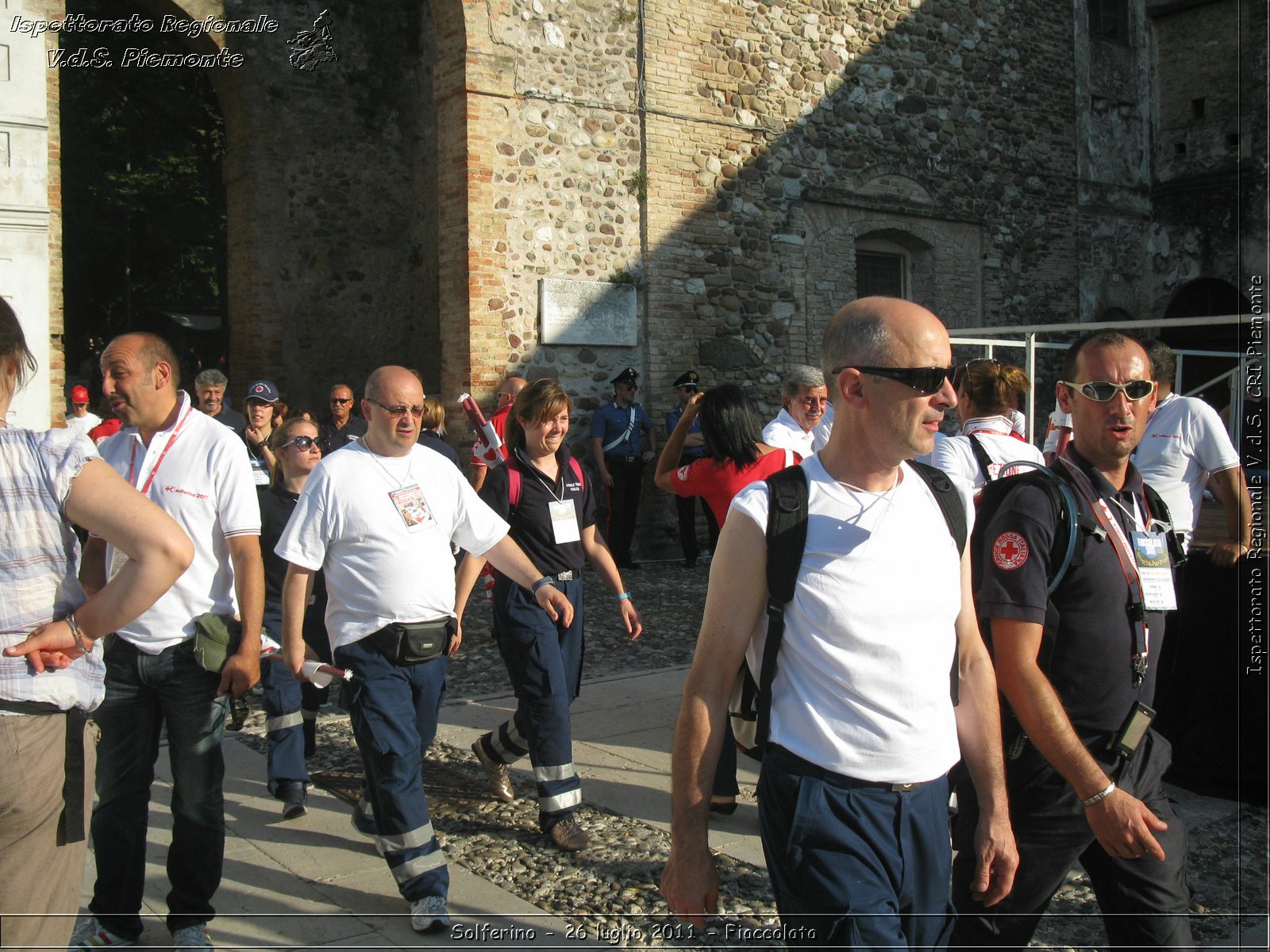 Solferino - 26 luglio 2011 - Fiaccolata -  Croce Rossa Italiana - Ispettorato Regionale Volontari del Soccorso Piemonte